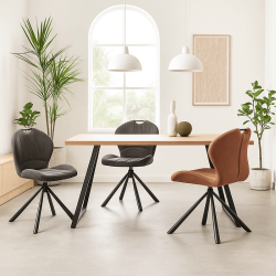 Chaise Lovastar pivotante