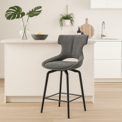 Tabouret de bar Camilla gris