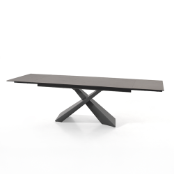 Table céramique Bondy anthracite