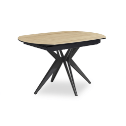 Table Nénuphar extensible 130cm beige