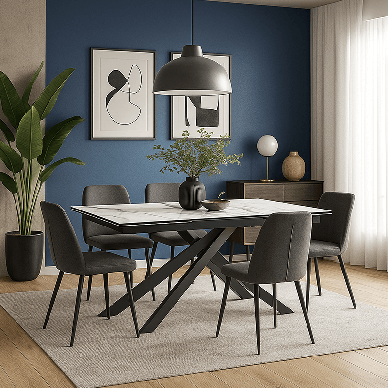 Table Lys extensible blanc