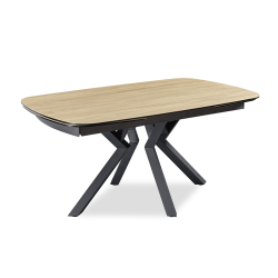 Table Anémone 160x95cm extensible beige