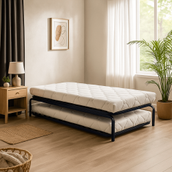Pack Sommier Gigogne + Matelas 46kg - 12 cm