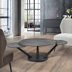 Table basse Chicago gris foncé
