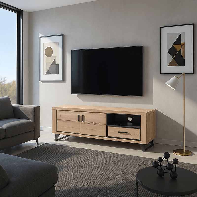 Meuble TV 2 portes Roxana