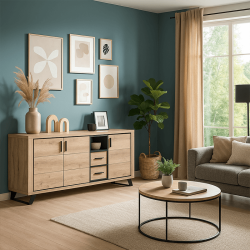 Enfilade 4 portes 1 niche Roxana