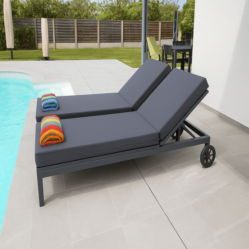 Coussin pour bain de soleil 60 x 180 x 12 cm - Imperméable Outdoor