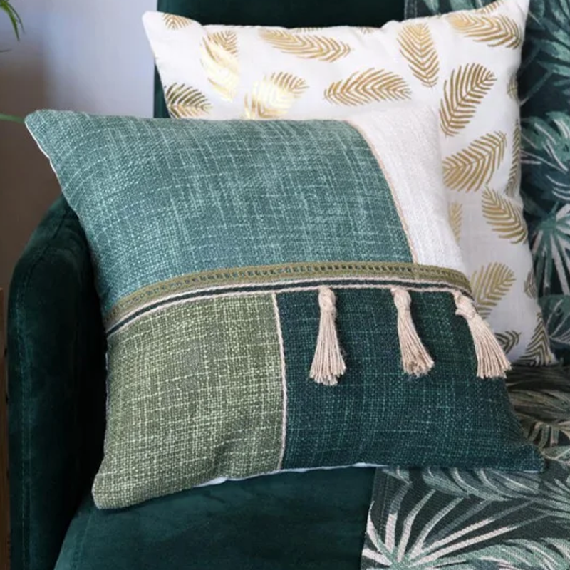 Coussin Vibes vert
