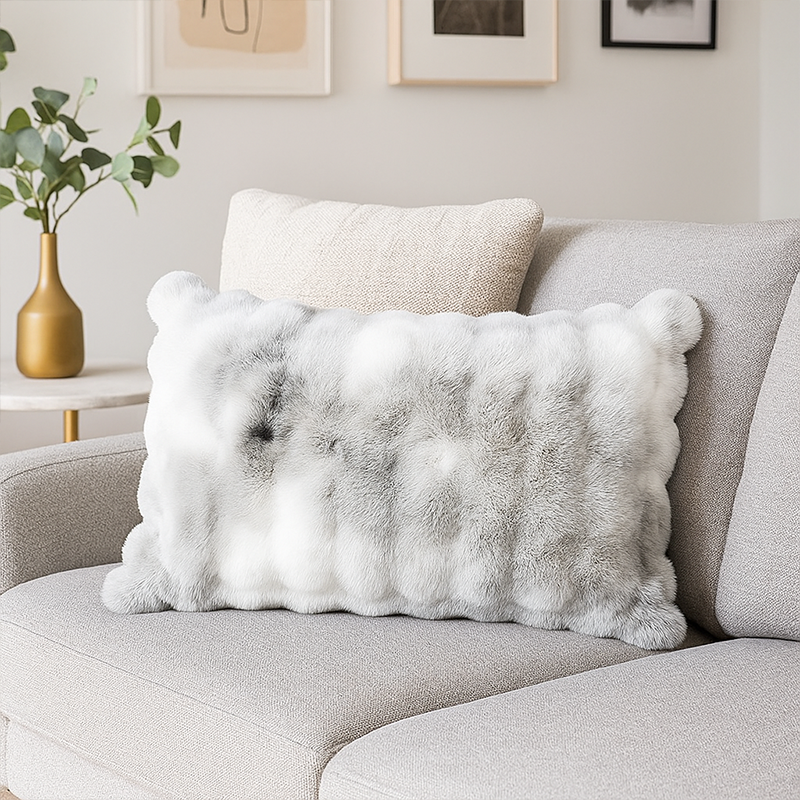 Coussin Nebraska perle rectangle