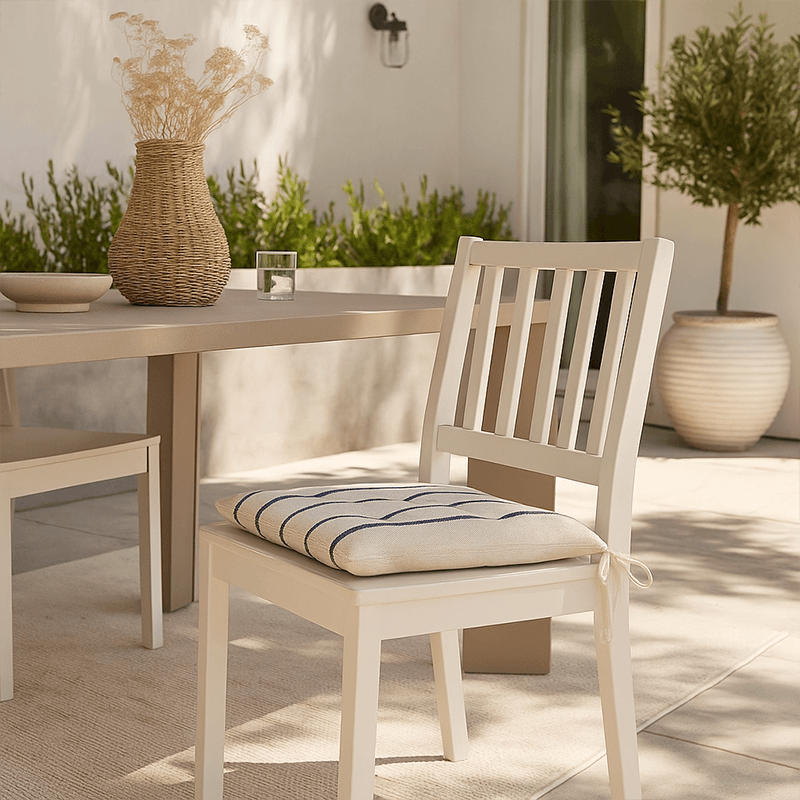 Galette de chaise St Trop Marine