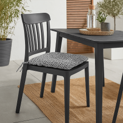 Galette de chaise Princeton ardoise