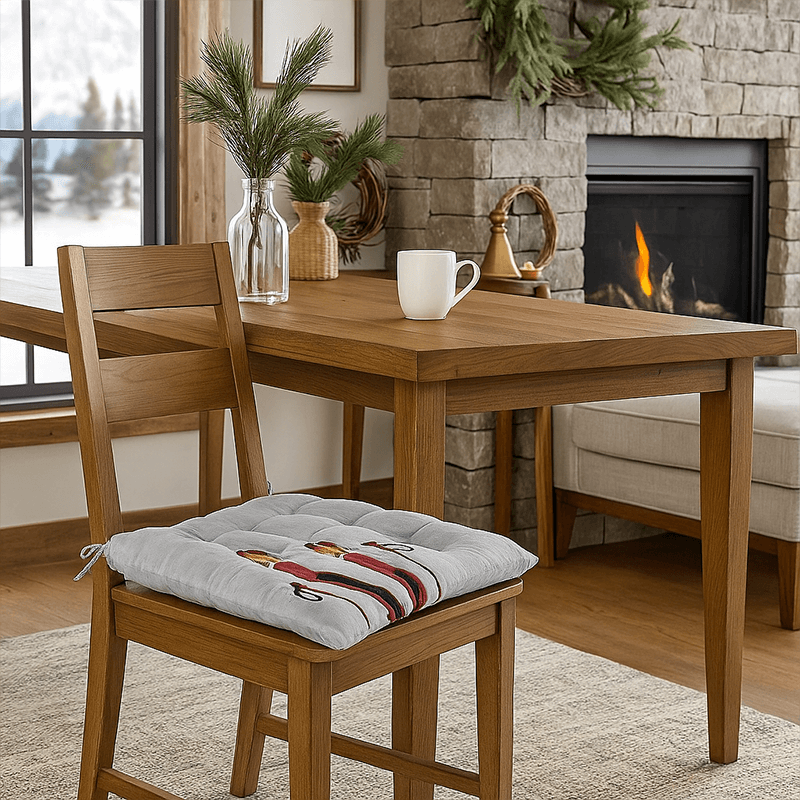 Galette de chaise Chamonix gris