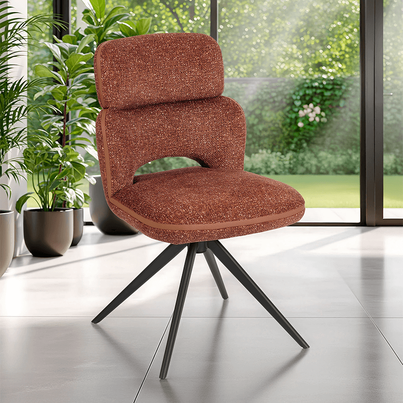 Chaise Célia rouge