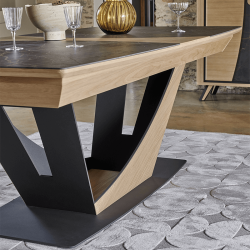 Table Tonneau extensible 160 x 100 cm