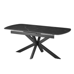 Table extensible Hestia noir