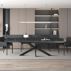 Table extensible Ares noir