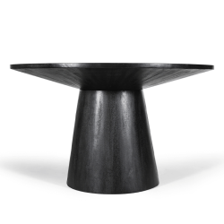 Table Tommy ronde 130 cm noir