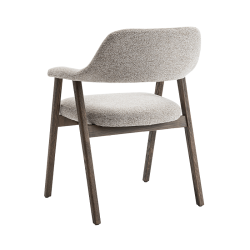 Chaise Coralia marron