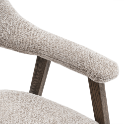Chaise Coralia marron