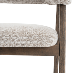 Chaise Coralia marron