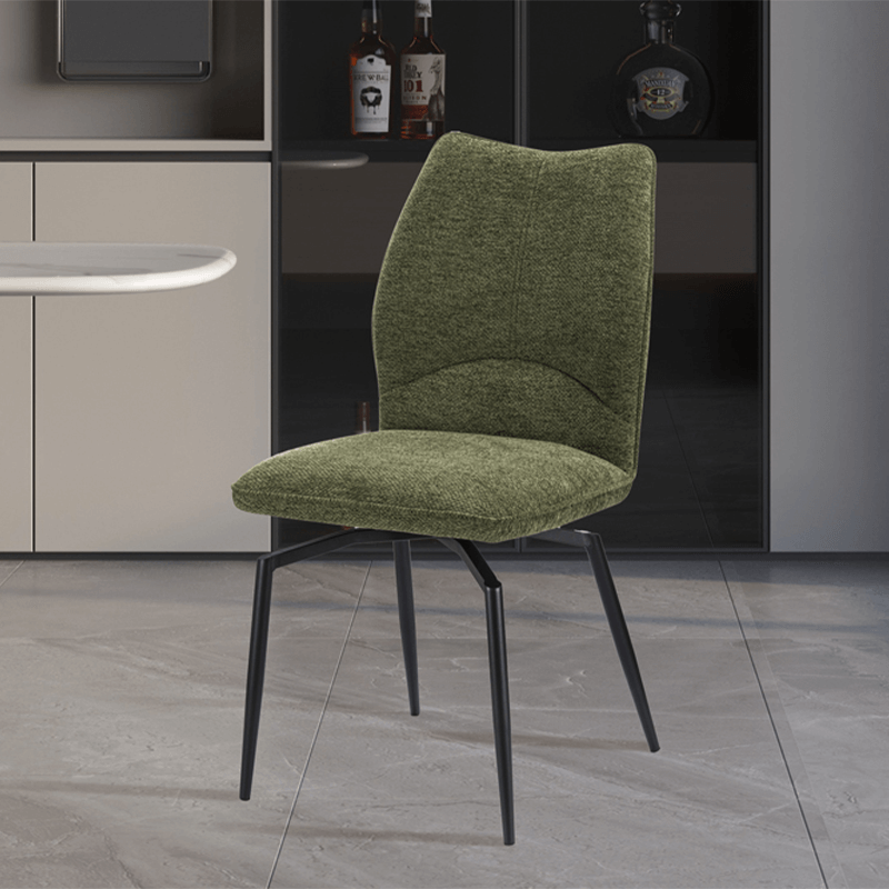 Chaise Lara pivotante vert