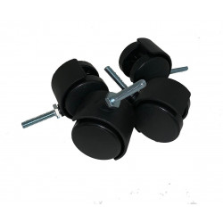 Kit 4 roulettes pour lit pliant