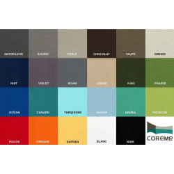 coussin pour bain de soleil 180 x 55 x 12 - déperlant