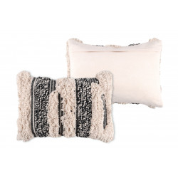 Coussin ALAIA NOIR et Laine