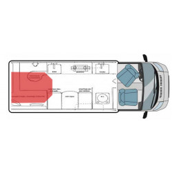 Plan Matelas pour CAMPING-CAR AIRFLEX