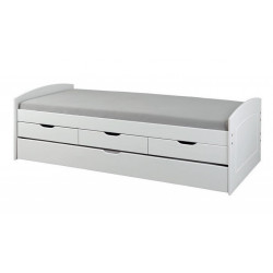Lit coffre RIEKA BLANC 200 x 90