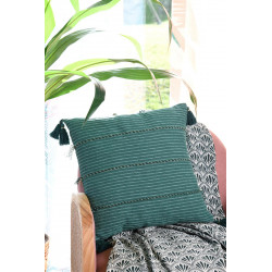Coussin SINGAPOUR EMERAUDE
