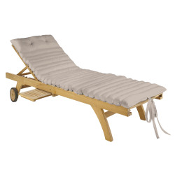 coussin pour transat DUO lin/ecru