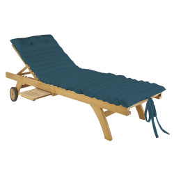 coussin pour transat DUO Petrole/Lin