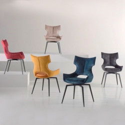 Chaise pivotante CAMILLA