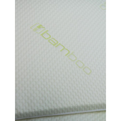 zoom housse bambou sur matelas excellence