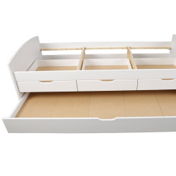 Lit coffre RIEKA BLANC