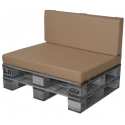 pack coussins imperméables  pour canapé palette EUROPE 12 cm
