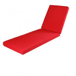 Coussin pour bain de soleil largeur 70 cm x 200 cm épaisseur 8 cm- imperméable