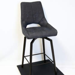 Tabouret de bar Gabriela anthracite