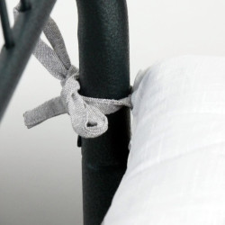attache galette de chaise pauline gris