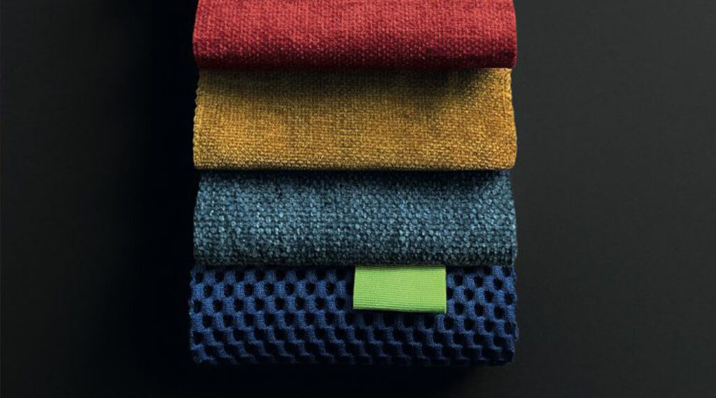palette tissus pour fauteuil