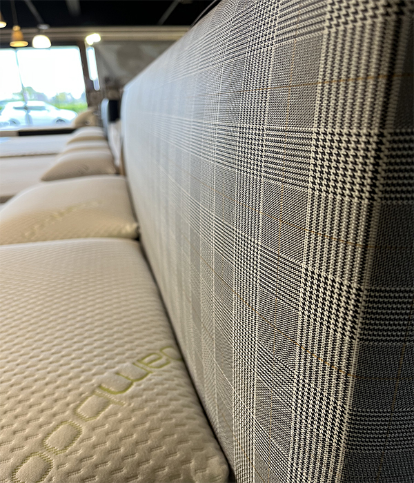 tête de lit en tissu